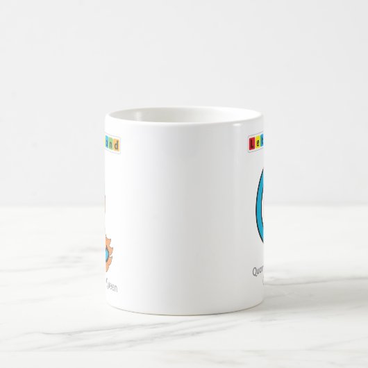 Tasse de Letterland | Qq (Centre)