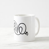 Tasse de lettrage d'amour (Devant droit)
