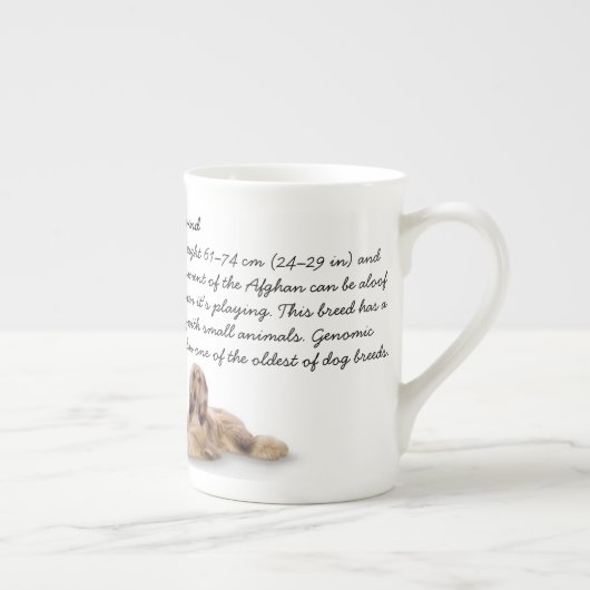 Tasse de lévrier afghan (Droite)