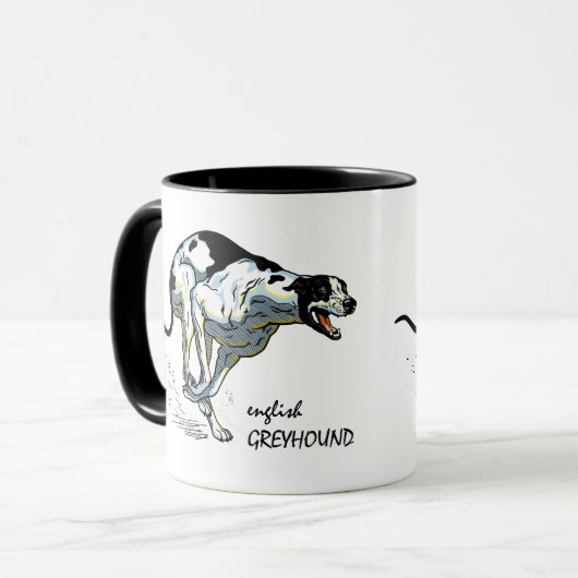 tasse de lévriers (Devant gauche)