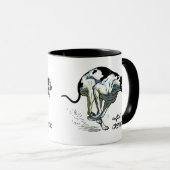 tasse de lévriers (Devant droit)