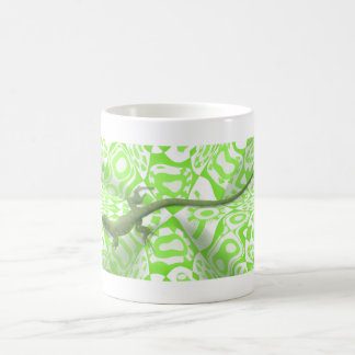 Tasse de lézard d'art d'ANG