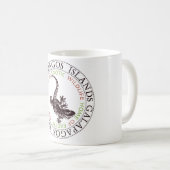 Tasse de lézard d'îles de Galapagos (Devant droit)