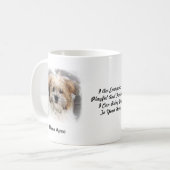 Tasse de Lhasa Apso - avec deux images et un motif (Devant gauche)