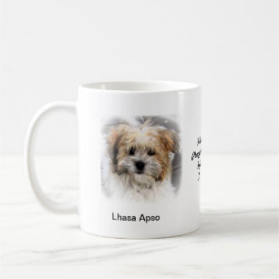 Tasse de Lhasa Apso - avec deux images et un motif