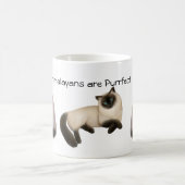 Tasse de l'Himalaya personnalisable de chats (Centre)