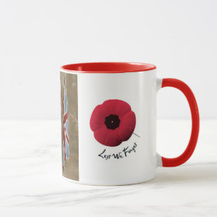Tasse de l'hommage WW1. Nous nous rappellerons les