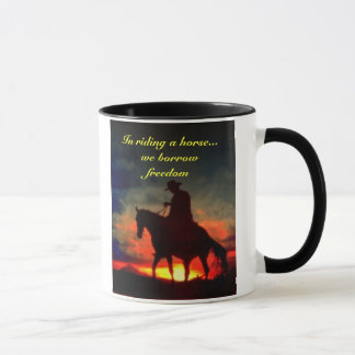 Tasse de liberté de cowboy