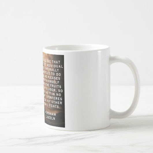 Tasse de liberté de Lincoln (Droite)