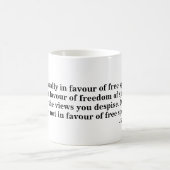 Tasse de liberté de parole - citation 30 (Centre)