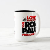 TASSE DE LIBERTÉ DE PRÉSIDENT 2012 AMOUR DE RON (Devant droit)