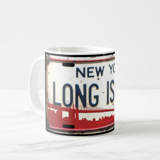 Tasse de licence de Long Island (Devant gauche)