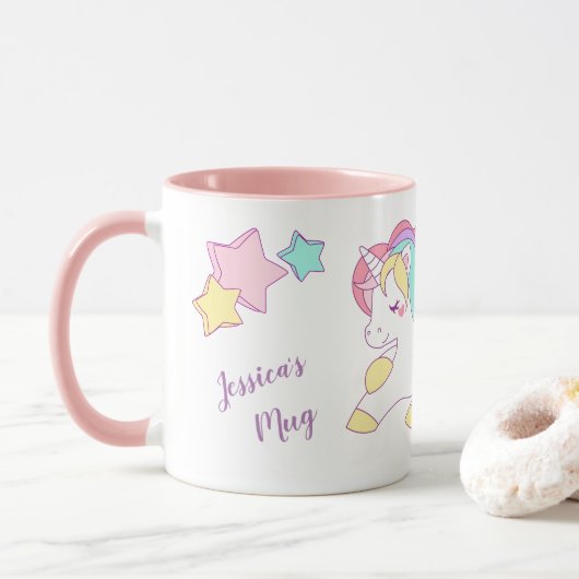 Tasse de licorne (Avec donut)
