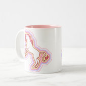 Tasse de licorne d'arc-en-ciel (Devant gauche)