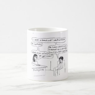 Tasse de licorne de communications corporates