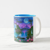 Tasse de licorne (poignée blanche) (Devant droit)