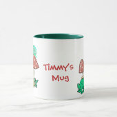 Tasse de l'illustration des enfants doux (Centre)