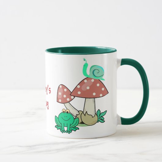 Tasse de l'illustration des enfants doux (Droite)