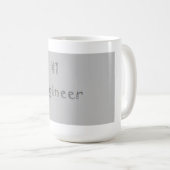 Tasse de l'ingénieur #1 (grise) (Devant droit)