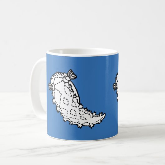 Tasse de lingot d'impression de nudibranch de (Devant gauche)