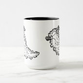 Tasse de lingot d'impression de nudibranch de (Centre)