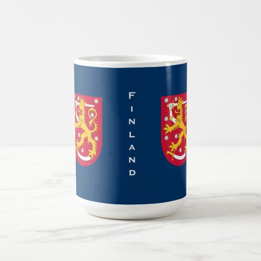 Tasse de lion de la Finlande (Centre)