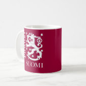 Tasse de lion de SUOMI Finlande (Devant gauche)