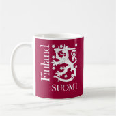 Tasse de lion de SUOMI Finlande (Gauche)