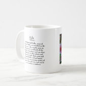 Tasse de lis avec l'information (Devant gauche)