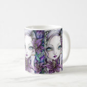 Tasse "de lis foncés" (Devant droit)