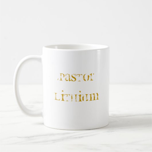 TASSE DE LITHIUM DE PASTEUR (Gauche)