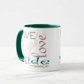 Tasse de LiveLaughLoveRide-Café (Devant gauche)
