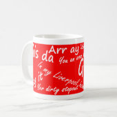 Tasse de Liverpudlian/Wacker, rouge (Devant gauche)