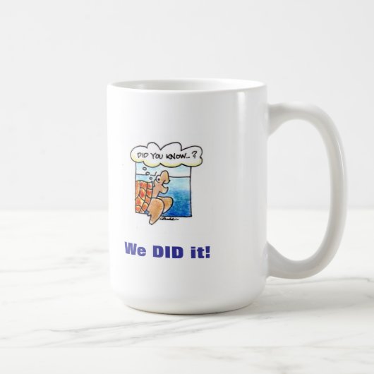 Tasse de livre d'hôpital de tortue (Droite)