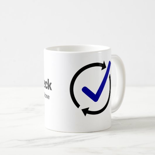 Tasse de LogCheck (Devant droit)