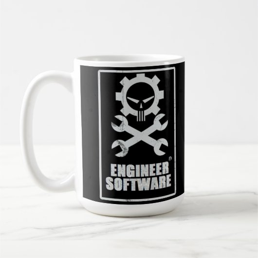 Tasse de logiciel d'ingénieur (Gauche)
