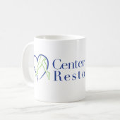 Tasse de logo - blanc (Devant gauche)