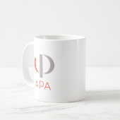 Tasse de logo d'APA (Devant gauche)