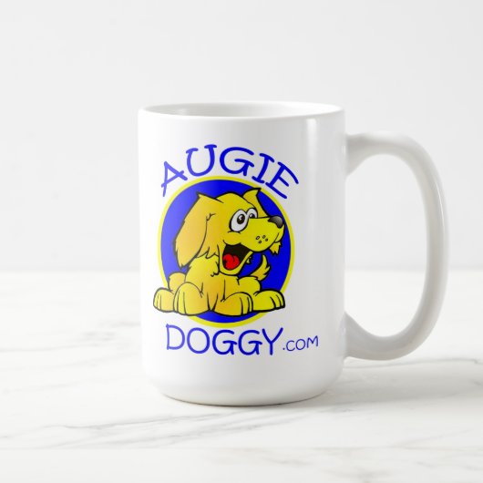 Tasse de logo de bande dessinée de chienchien (Droite)