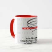Tasse de logo de base de parapsychologie (Devant gauche)