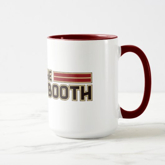 Tasse de logo de cabine d'agonie (Droite)