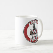Tasse de logo de chevalier d'arcade (Devant droit)