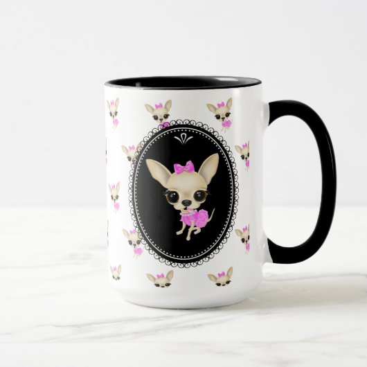 Tasse de logo de Chi Yum Yum - fantaisie (Droite)