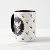 Tasse de logo de Chi Yum Yum - fantaisie (Devant gauche)