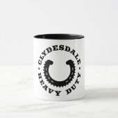 Tasse de logo de Clydesdale MTB (Centre)