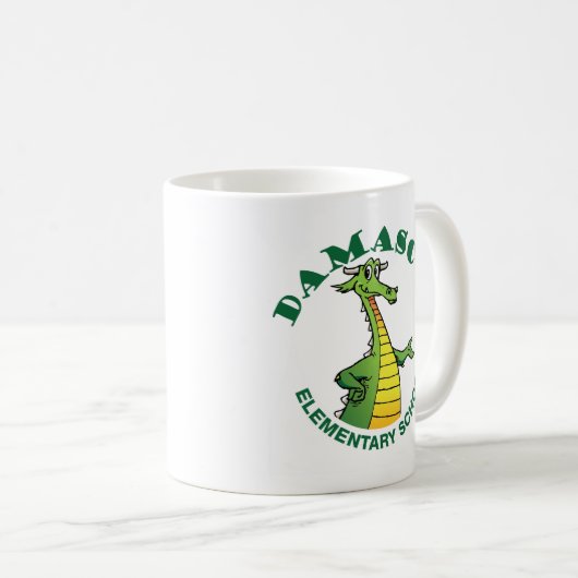 Tasse de logo de DES (Devant droit)
