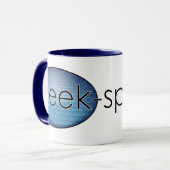 Tasse de logo de Geek-Speak (Devant gauche)