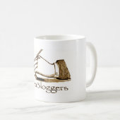 Tasse de logo de GeneaBloggers (Devant droit)