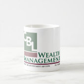 Tasse de logo de gestion de richesse de CBL (Centre)