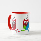Tasse de logo de hibou (Devant gauche)